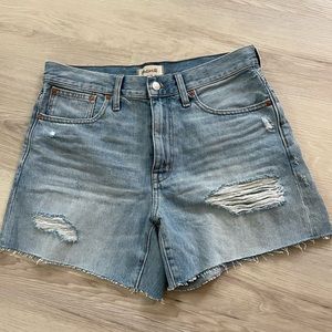 Madewell Relaxed Denim Jean Short NEW